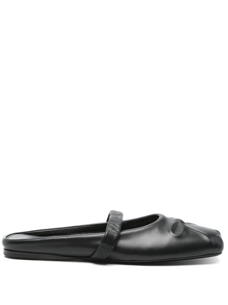  Marni Leather Mules - Black 