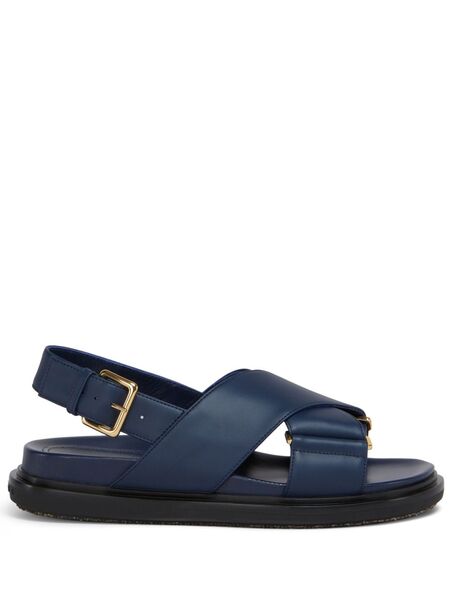  Marni Leather Sandals - Blue 