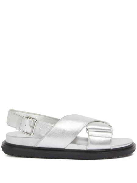  Marni Leather Sandals - Grey 