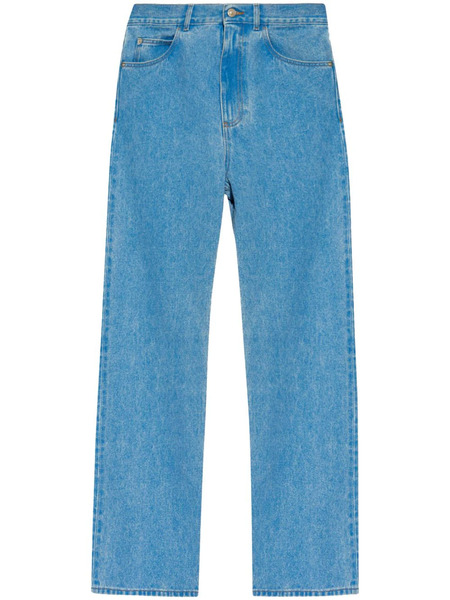  Marni Logo-patch Cotton Jeans - Blue 