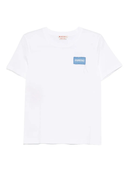  Marni Logo-patch T-shirt - White 