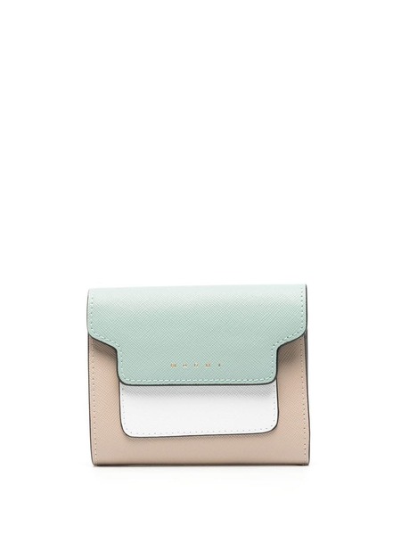  Marni Logo-print Leather Wallet - Brown 