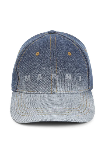  Marni Logo Ultramarine Hat - Blue 