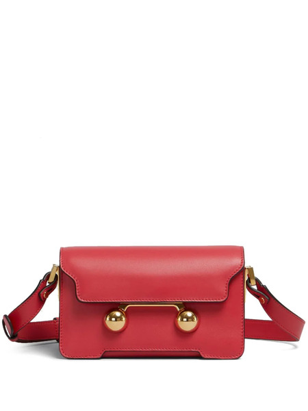 Marni Mini Trunkaroo Leather Shoulder Bag - Orange 