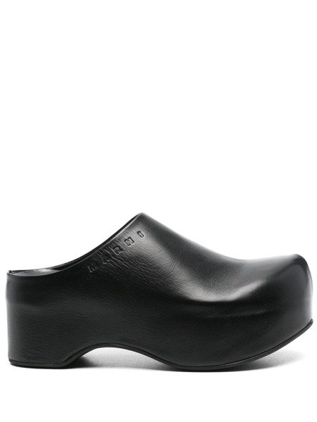  Marni 75mm Sabot Clogs - Black 