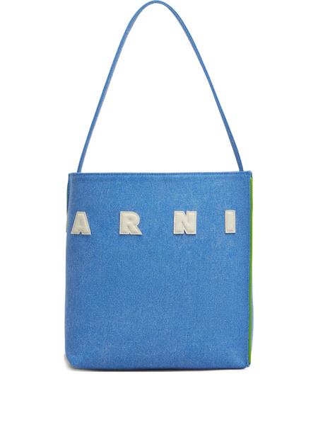  Marni Museo Logo-patch Tote Bag - Blue 