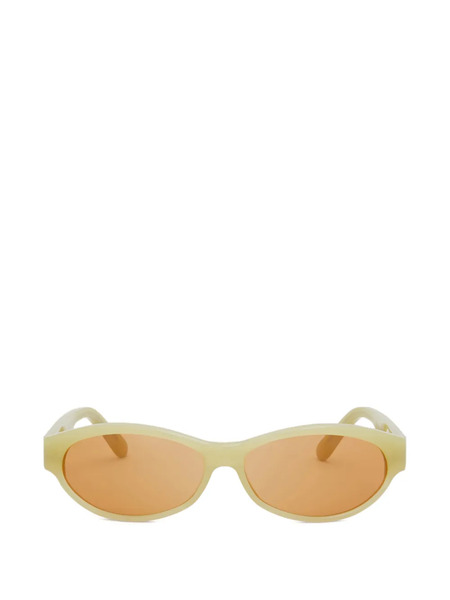  Marni Ozound Oval-frame Sunglasses - Green 