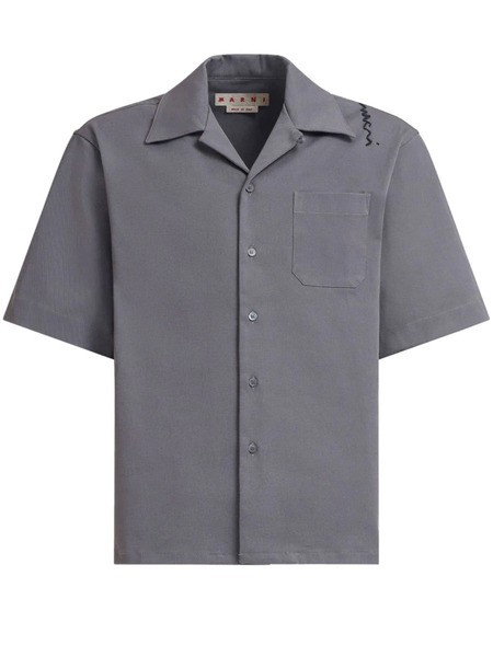  Marni Piqué-weave Shirt - Grey 
