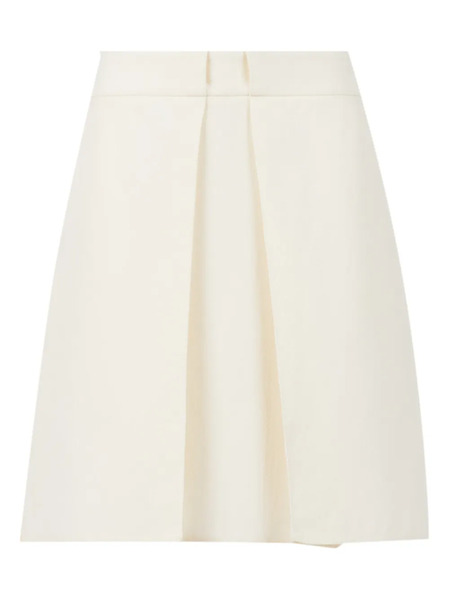  Marni Pleated-detail Mini Skirt - Neutrals 