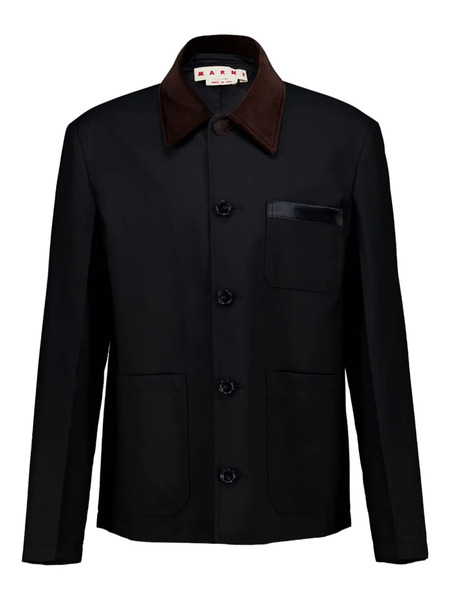  Marni Pocket Collar Jacket - Black 