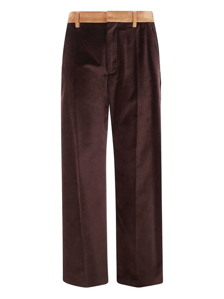  Marni Pocket Contrast Trousers - Brown 