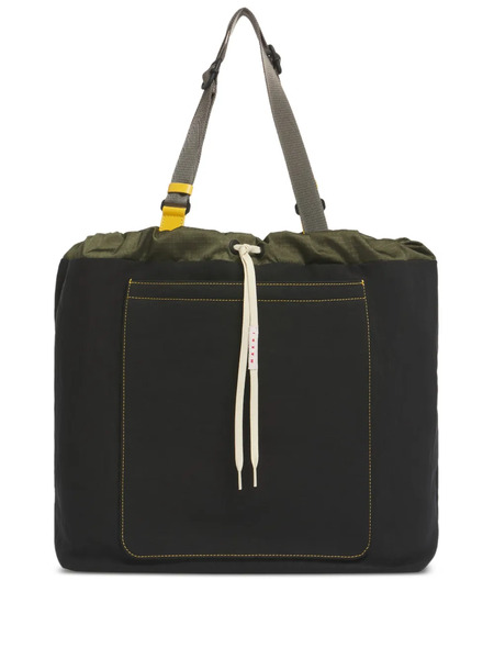  Marni Pocket Tote Bag - Black 