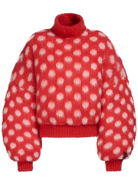  Marni Polka-dot Intarsia Jumper - Red 