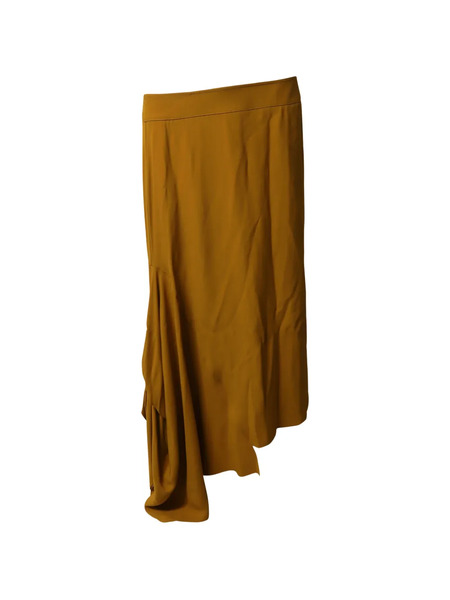  Marni Pre-owned Asymmetric Drape Skirt - Brown 