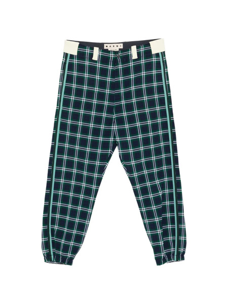  Marni Pre-owned Checked Trousers - Blue 