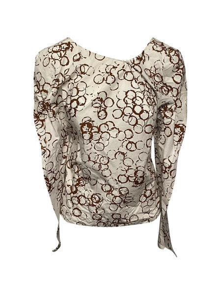  Marni Pre-owned Graphic-pattern Blouse - Neutrals 
