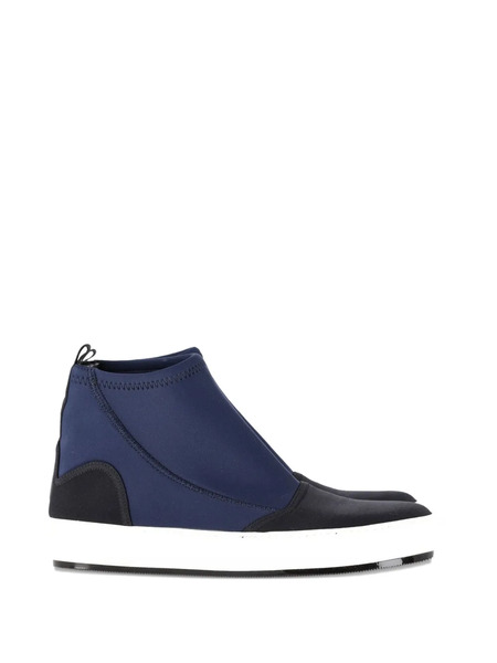  Marni Pre-owned Neoprene Round-toe Sneaker Boots - Blue 