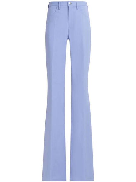  Marni Pressed-crease Straight-leg Trousers - Blue 