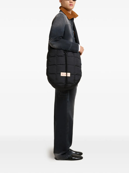  Marni Quilted Shoulder Bag - Black 
