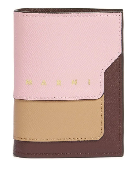  Marni Saffiano Bifold Wallet - Pink 