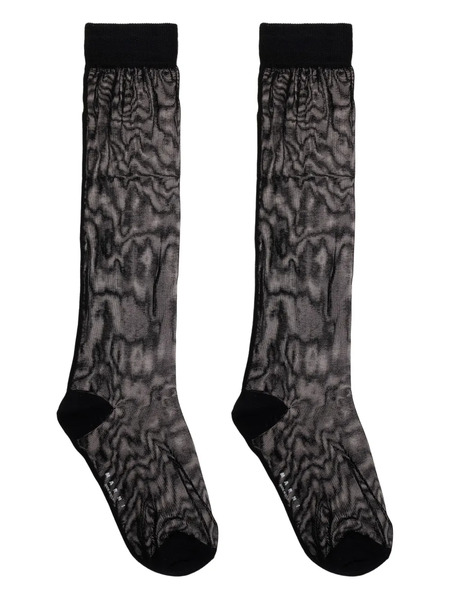  Marni Sheer Socks - Black 