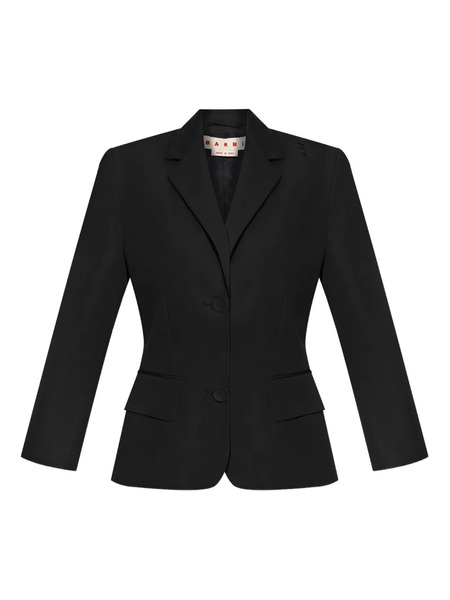  Marni Single-breasted Blazer - Black 