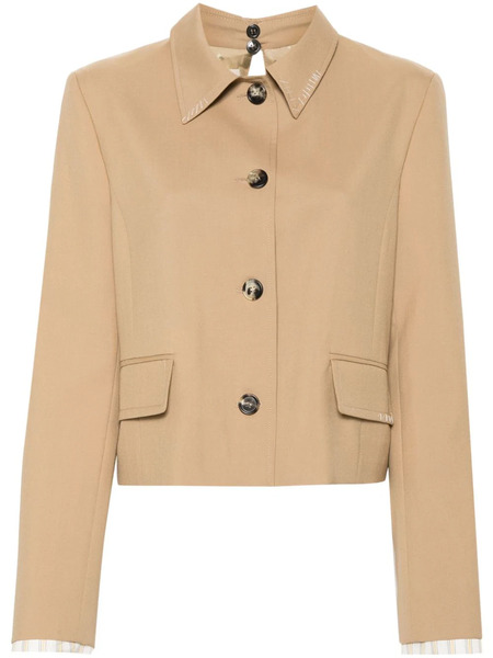  Marni Single-breasted Blazer - Brown 