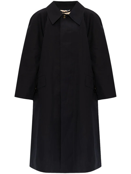  Marni Single-breasted Cotton Coat - Black 