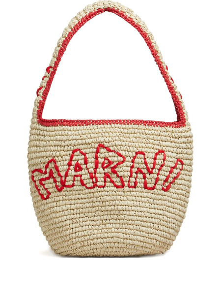  Marni Small Nassa Shoulder Bag - White 