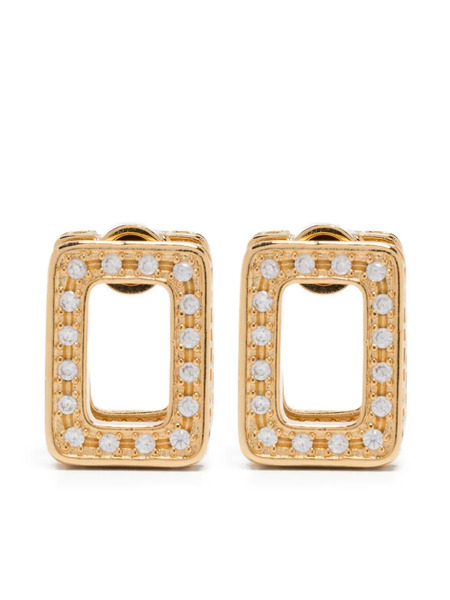  Marni Square-frame Diamond Earring - Gold 