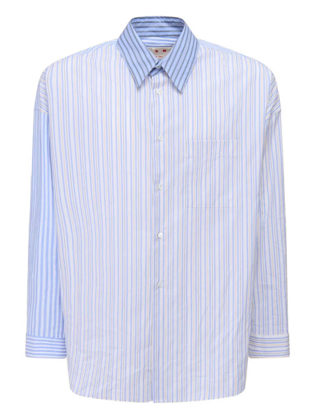  Marni Striped Button-up Shirt - Blue 