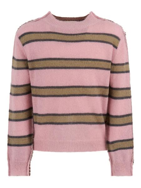  Marni Striped Sweater - Stc47 - Soft Pink 