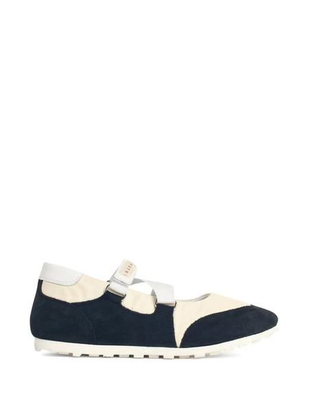  Marni Suede Ballet Flats - Blue 