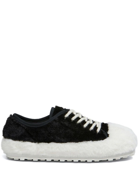  Marni Teddy Lace-up Sneakers - Black 
