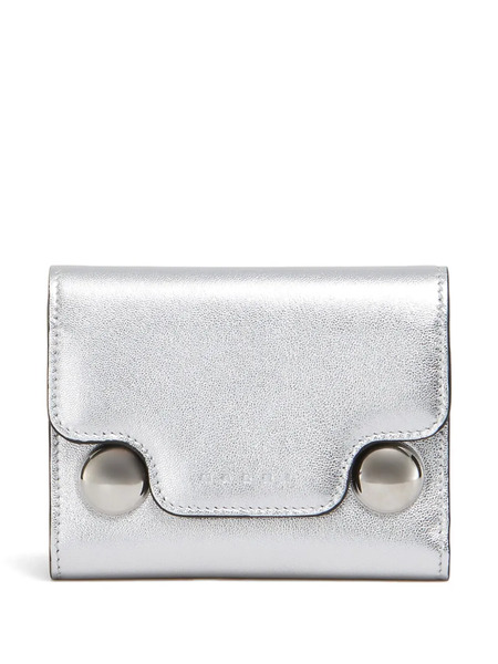  Marni Trunkaroo Tri-fold Wallet - Grey 