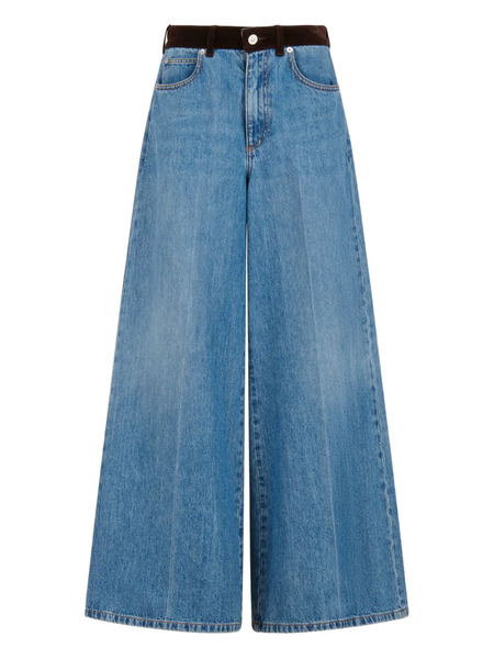  Marni Tulip-patch Jeans - Blue 