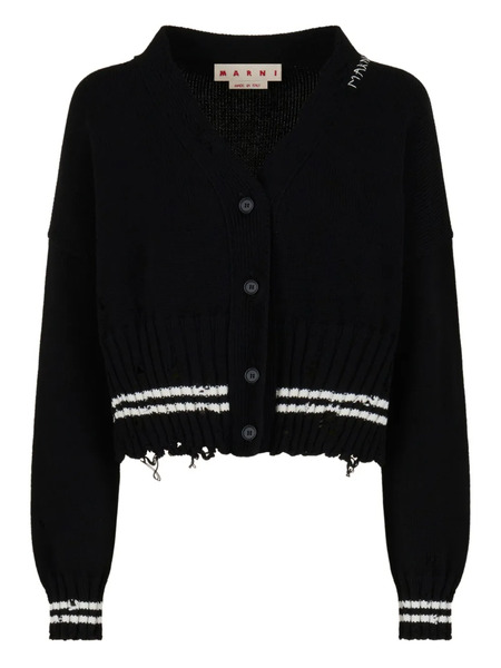  Marni V-neck Cardigan - Black 