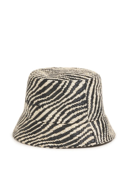  Marni Wavy-pattern Bucket Hat - Black 