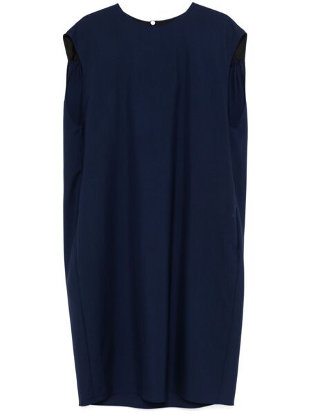  Marni Wool Midi Dress - Blue 