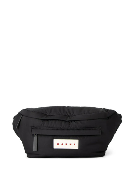  Marni Zip Belt Bag - Black 