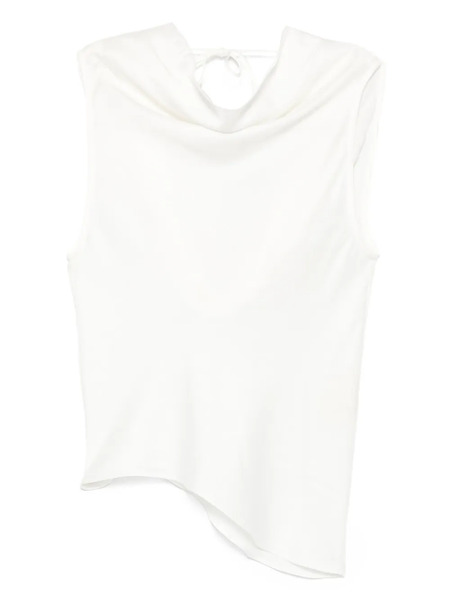  Marques'almeida Asymmetric Cown-neck Top - White 