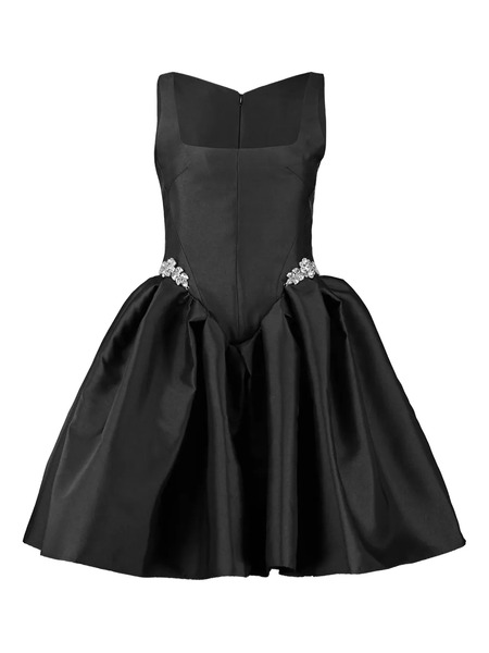  Marques'almeida Crystal-embellished Mini Dress - Black 