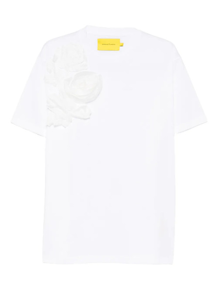  Marques'almeida Flower-appliqué T-shirt - White 