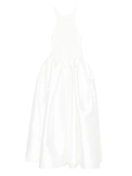  Marques'almeida Mikado Midi Dress - White 