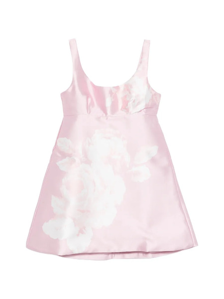  Marques'almeida Printed Balloon Sleeve Dress - Pink 
