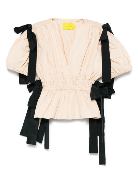  Marques'almeida Wrinkled Blouse - Neutrals 