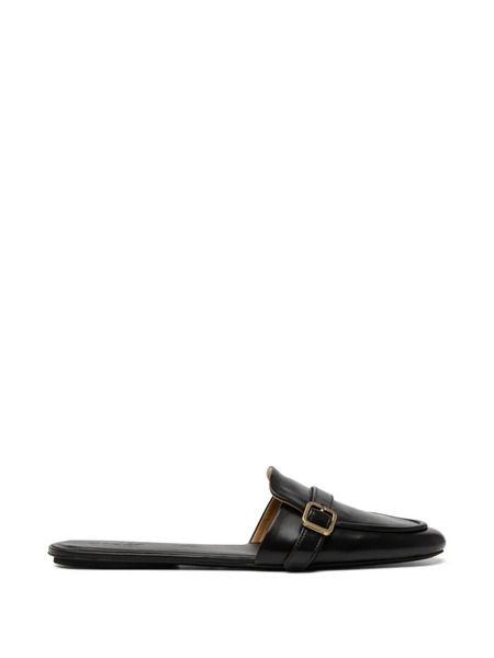 Marsèll Buckled Flat Mules - Black 