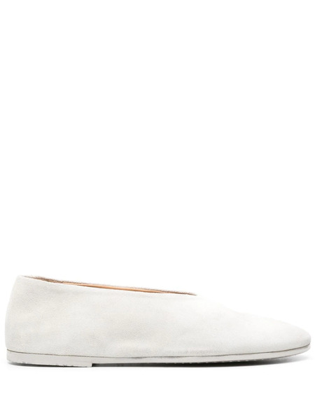  Marsèll Coltellaccio Suede Ballerina Shoes - Neutrals 