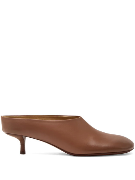  Marsèll Cotama Square-toe Mules - Brown 