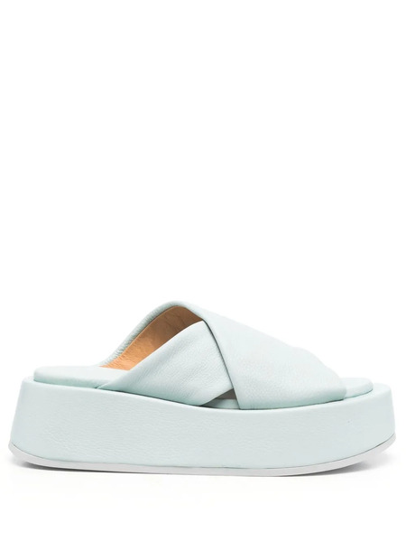  Marsèll Cross-strap Platform Sandals - Blue 